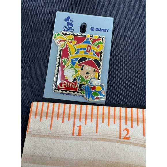 Epcot 15th Anniversary Stamp Series Disney Pin China‎ Mickey - Picture 3 of 5